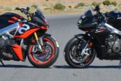 Cycle News Aprilia Tuono 660 Factory and Aprilia Tuono V4 1100 Factory Review