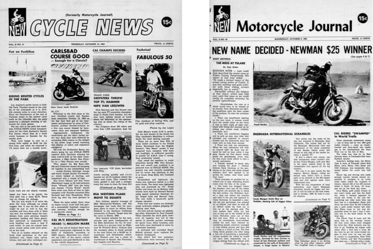 Cycle News Magazine Origins