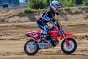 Harvey Scaysbrook riding 2024 Honda CRF50