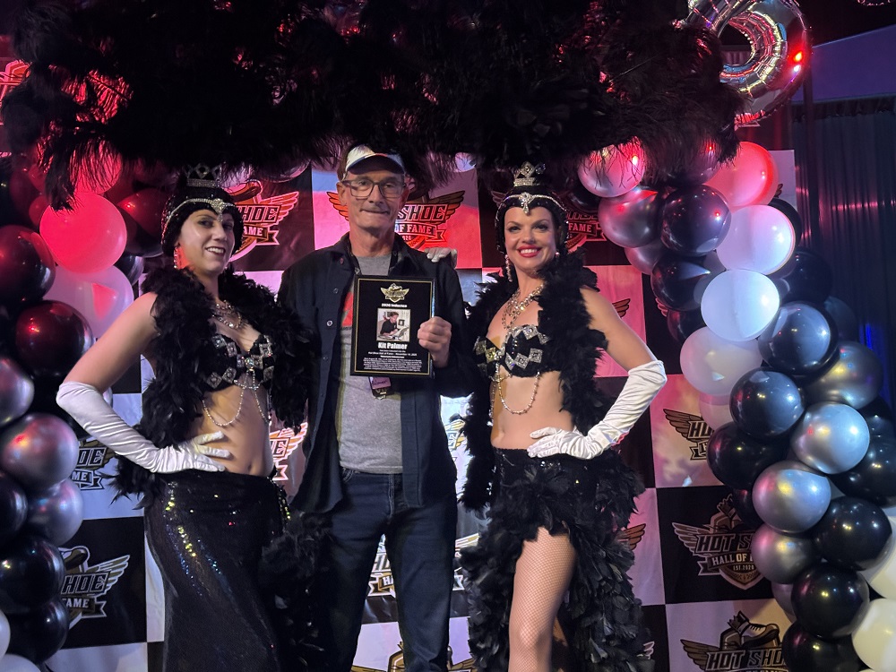 Kit Palmer 2026 Hot Shoe Hall of Fame - Kit with Vegas Show Girls v1