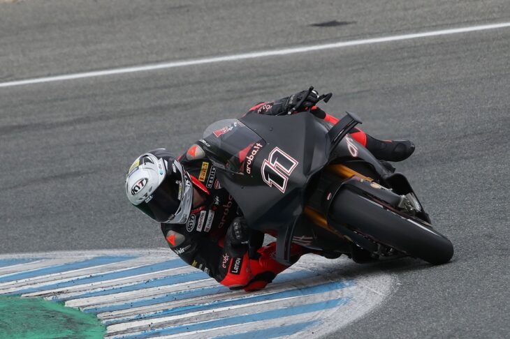 Nicolo Bulega at WorldSBK 2026 Jerez test