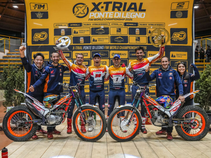 Team Honda HRC at 2026 FIM X-Trial of Italy